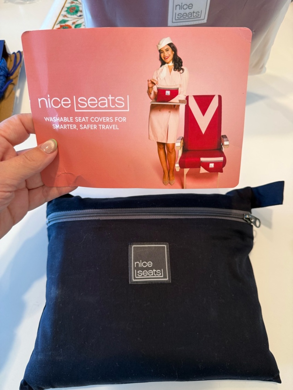 NICE SEATS WASHABLE SEAT COVERS FOR TRAVEL